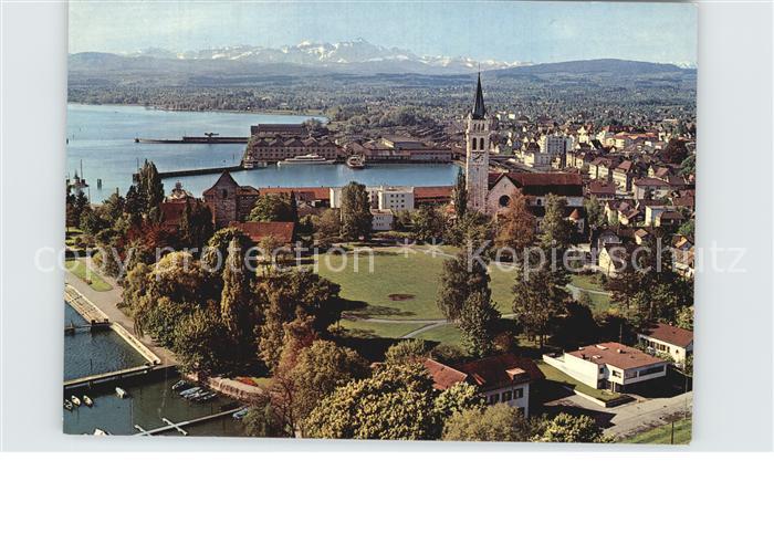 12589895 Romanshorn Bodensee Fliegeraufnahme mit Blick auf den Saentis Romanshor