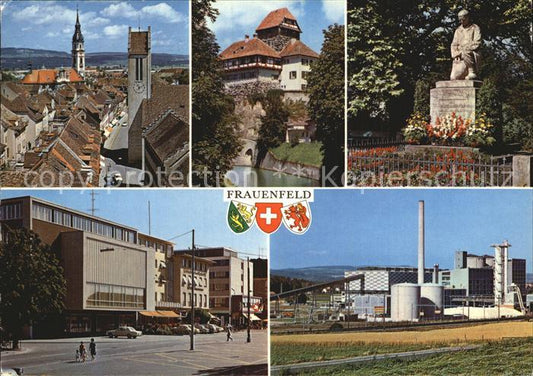 12587507 Frauenfeld Vue aérienne de la gare du château de Frauenfeld