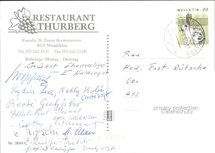 12587684 Weinfelden Restaurant Thurberg Weinfelden