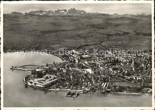 12587745 Arbon  TG Bodensee Saentis Appenzeller Alpen Fliegeraufnahme