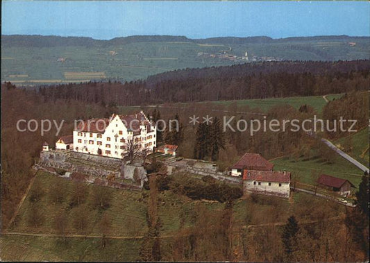 12588374 Stettfurt Schloss Sonnenberg Fliegeraufnahme Stettfurt