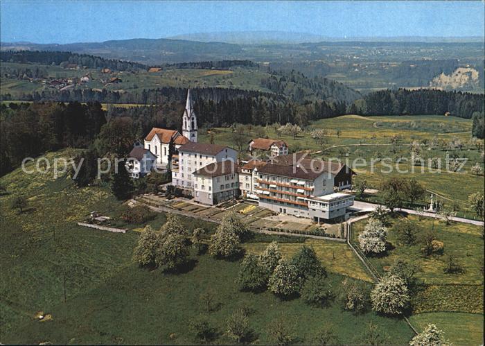 12588391 St Pelagiberg Kurhaus Marienburg Fliegeraufnahme St. Pelagiberg