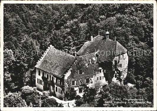 12588436 Felben-Wellhausen Schloss Wellenberg Fliegeraufnahme Felben-Wellhausen