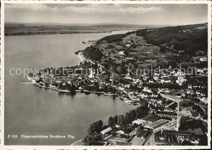 12588473 Steckborn Untersee Bodensee Fliegeraufnahme Glarisegg