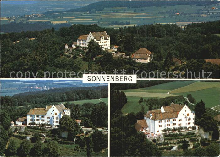 12588655 Stettfurt Schloss Sonnenberg Fliegeraufnahme Stettfurt