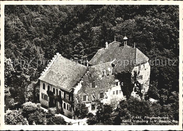 12588698 Wellhausen Felben Schloss Wellenberg Fliegeraufnahme Felben-Wellhausen