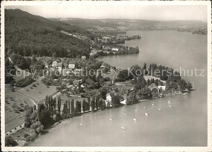 12589294 Steckborn Untersee Hotel Restaurant Glarisegg Bodensee Fliegeraufnahme