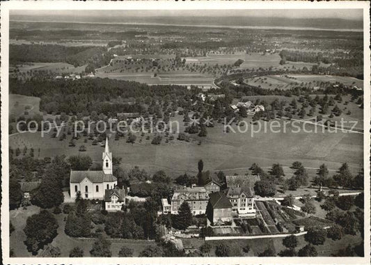 12589403 St Pelagiberg Fliegeraufnahme Mit Kirche und Bodensee St Pelagiberg