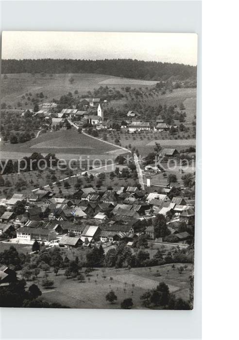 12590034 Thundorf Frauenfeld Fliegeraufnahme mit Kirchberg Thundorf Frauenfeld