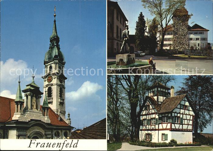 12590869 Frauenfeld Église catholique Saint-Nicolas Château Guggehuerli Frauenf