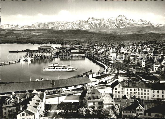 12590980 Romanshorn TG Vue de la chaîne du Saentis Vue aérienne du Romanshorn