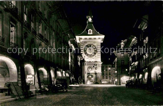 12628224 Bern BE Tour de l'horloge la nuit Berne