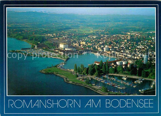 12631000 Romanshorn Bodensee Fliegeraufnahme mit Hafen Romanshorn