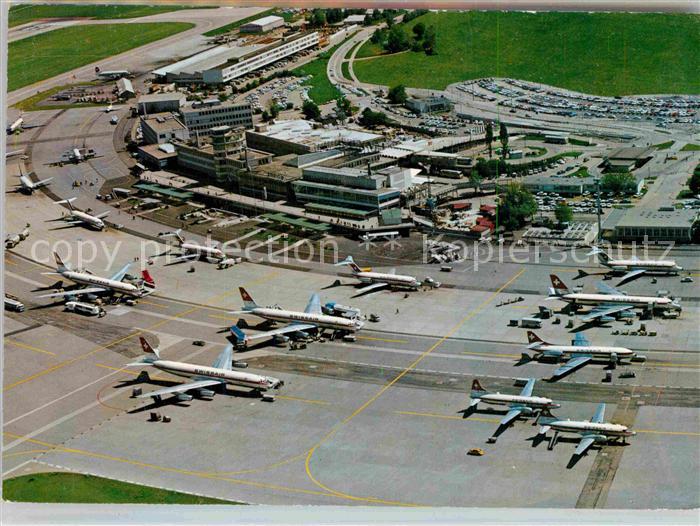 12725308 Zuerich ZH Photo d'aviateur Aéroport de Zuerich