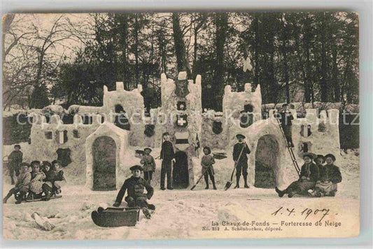 12726811 La Chaux-de-Fonds Forteresse de Neige La Chaux-de-Fonds