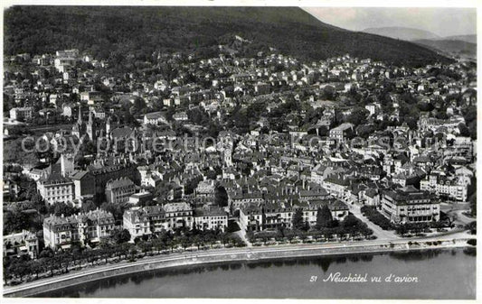 12732887 Neuchâtel NE Photographie aérienne de Neuchâtel