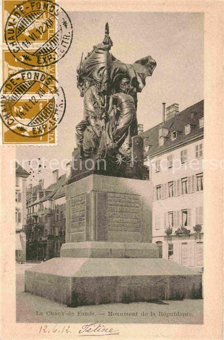 12733526 La Chaux-de-Fonds Monument à la République de La Chaux-de-Fonds