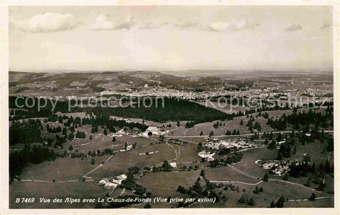 12733540 La Chaux-de-Fonds Vue des Alpes aériennes La Chaux-de-Fonds