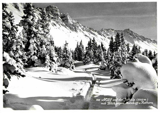 12735348 Arosa GR Motiv auf der Jochalp mit Malakoff und Rothorn Arosa