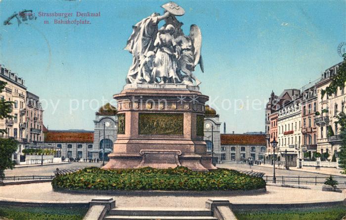 13274886 Basel BS Strasssburger Denkmal Bahnhofsvorplatz Basel BS