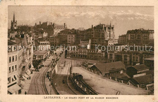 13150471 Lausanne VD Pont Panoramique Maison Mercerie Lausanne