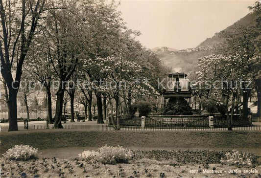 13150484 Montreux VD Fontaine du Jardin anglais Montreux