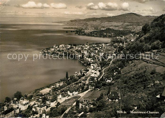 13150638 Clarens Montreux Fliegeraufnahme Panorama Montreux