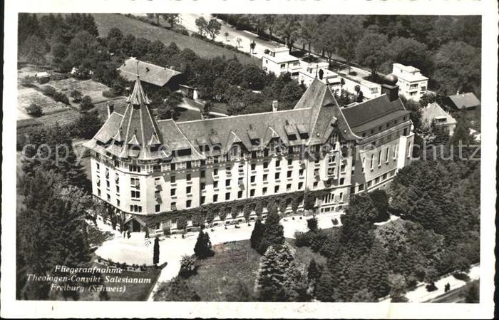 11653807 Fribourg FR Théologiens Convikt Salesianum photographie aérienne