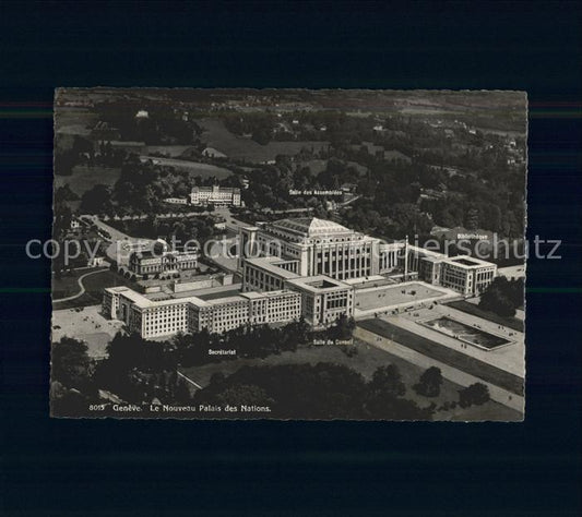 11654161 Geneve GE Nouveau Palais des Nations vue aérienne