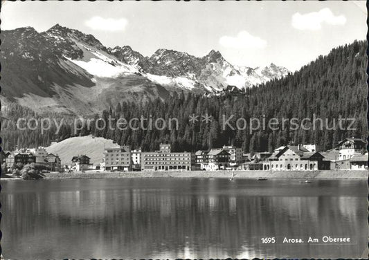 11654162 Arosa GR am Obersee Alpenpanorama