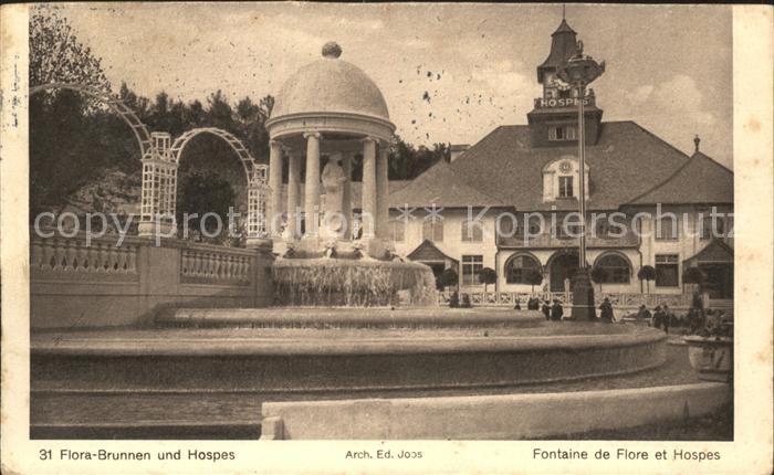 11818247 Bern BE Fontaine Flora et Hospes Bern