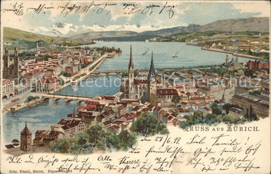 11818987 Ponts du lac de Zurich Limmat Zuerich