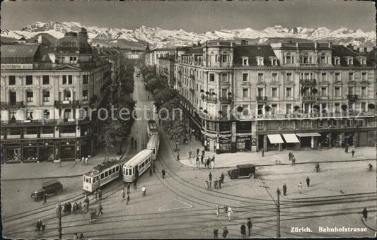 11995401 Zuerich Bahnhofstrasse Tramways Zuerich