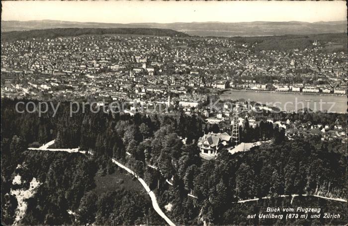 11995487 Uetliberg Zuerich Fliegeraufnahme Uetliberg Zuerich