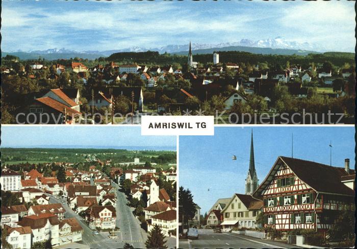 11995512 Amriswil TG Vue panoramique sur la ville d'Amriswil