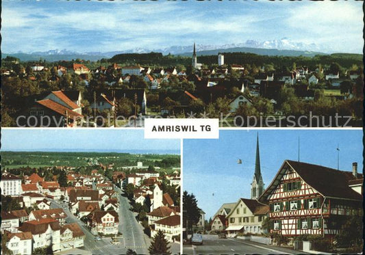 11995512 Amriswil TG Vue panoramique sur la ville d'Amriswil