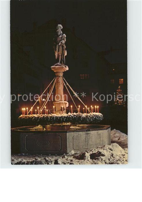 12000338 Wil SG Weihnachtsstimmung Brunnen Wil SG