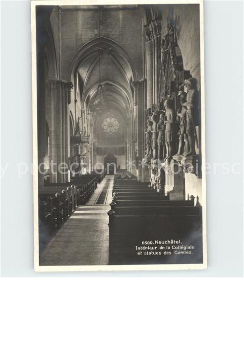 11999325 Neuchâtel NE Intérieur de la Statue Collégiale du Comte Neuchâtel