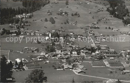 12058933 Lenk Simmental Fliegeraufnahme Lenk Simmental