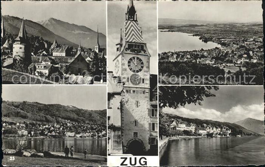 12320634 Zoug ZG Église vue sur la ville