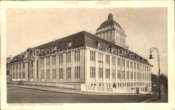 12319341 Zuerich Neue Universitaet Kupfertiefdruck Zuerich