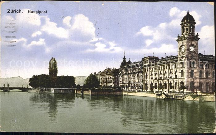 12319343 Bureau de poste principal de Zurich Limmat Zuerich