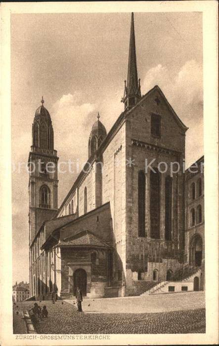 12319356 Zurich Grossmünsterkirche Zuerich