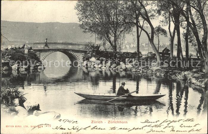 12319399 Partie Zuerichhorn sur le pont fluvial