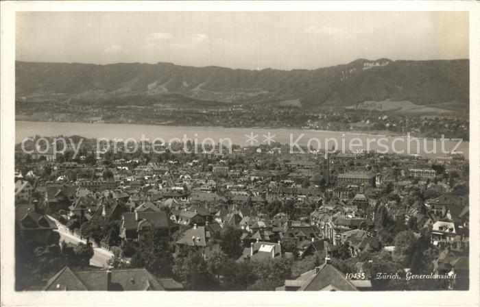 12319414 Zuerich Vue générale Lac de Zurich Zuerich