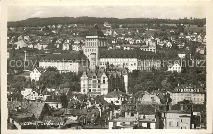 12319416 Zuerich Stadtbild mit Universitaet Zuerich