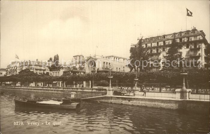 12319506 Vevey VD Le Quai Lac Léman Vevey