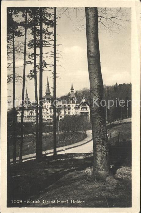 12320947 Zuerich Grand Hotel Dolder vom Waldrand aus gesehen Zuerich