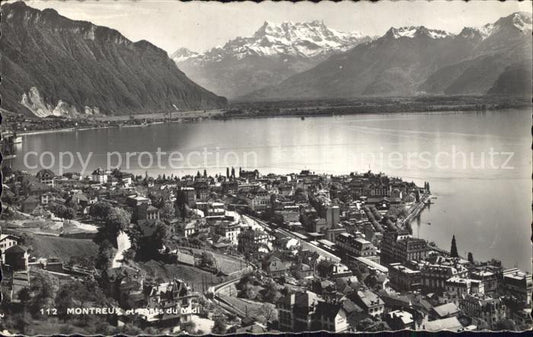 12321018 Montreux VD Panorama Lac Léman Dents du Midi Montreux