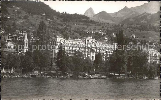 12321145 Montreux VD Grand Hôtel au Lac Léman Lac Léman Montreux